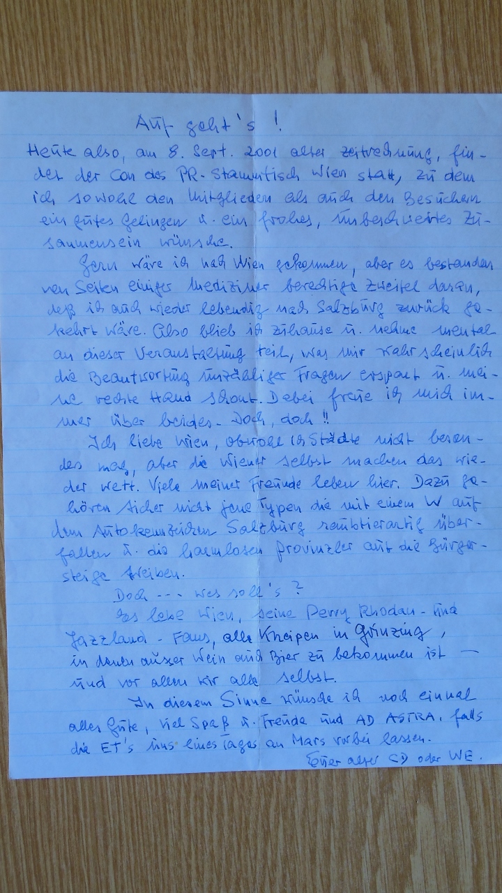 Zum Austro-Con IV im Jahre 2001